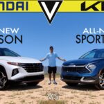FAMILY FIGHT! — 2023 Kia Sportage Hybrid vs. 2022 Hyundai Tucson Hybrid: Faceoff Comparison