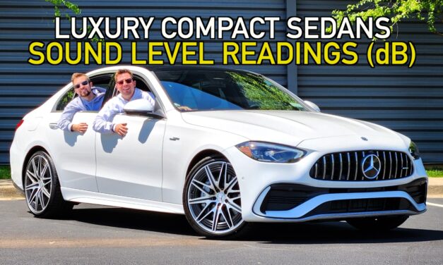 Luxury Compact Sedans: Sound Level Readings