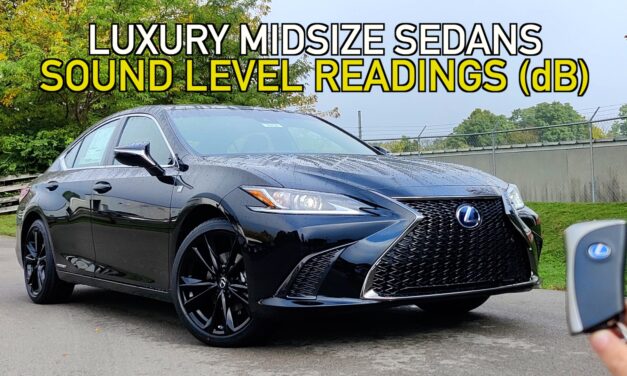 Luxury Midsize Sedans: Sound Level Readings