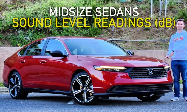 Midsize Sedans: Sound Level Readings