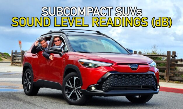 Subcompact SUVs: Sound Level Readings