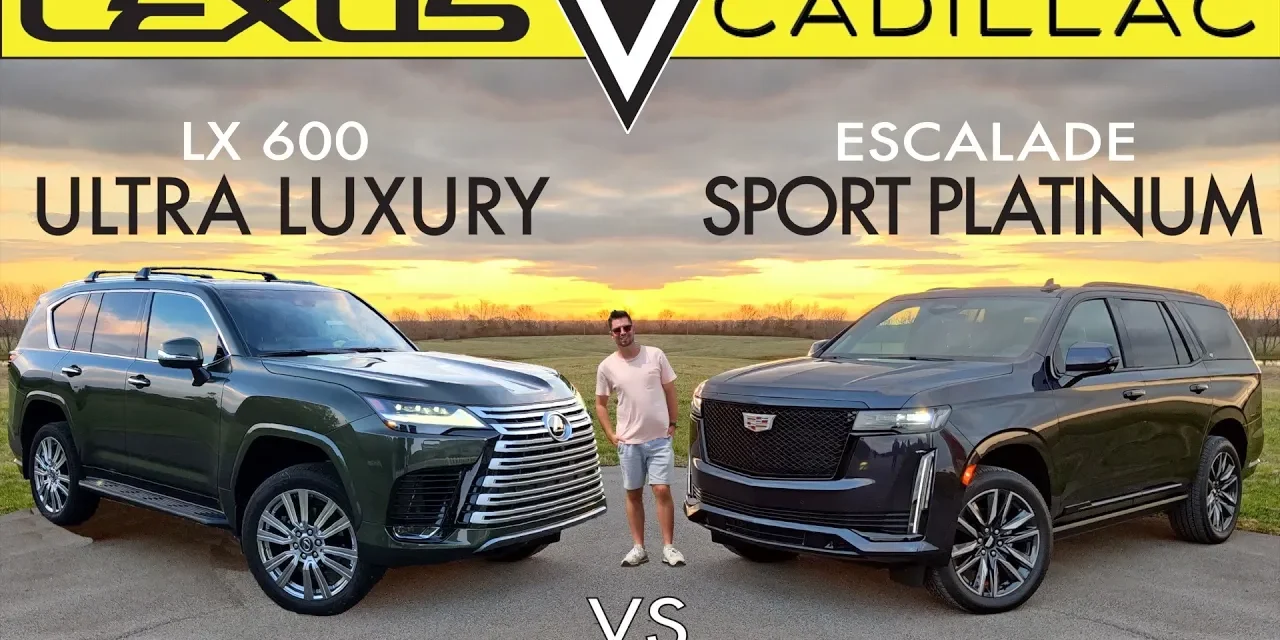 Luxury SUV Showdown! 2023 Cadillac Escalade vs. Lexus LX 600