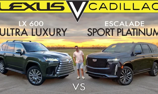 Luxury SUV Showdown! 2023 Cadillac Escalade vs. Lexus LX 600