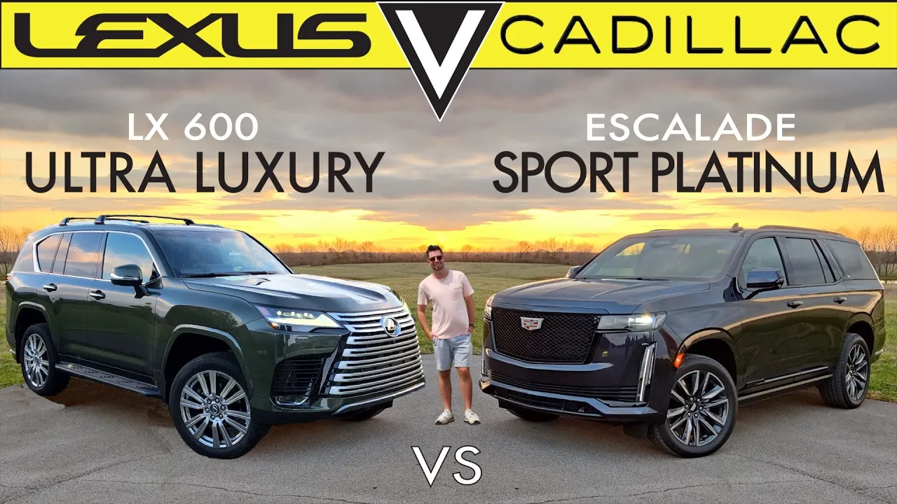 Luxury SUV Showdown! 2023 Cadillac Escalade vs. Lexus LX