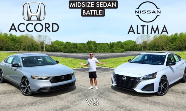 Big Altima Victory? 2024 Nissan Altima vs. 2024 Honda Accord