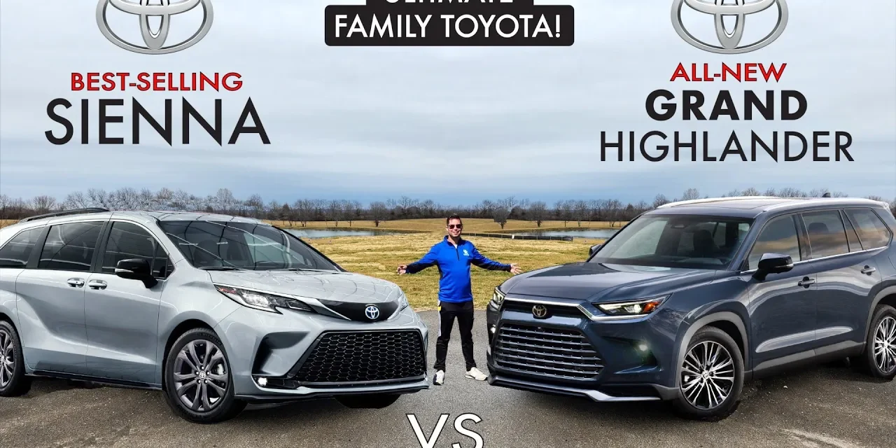 Ultimate Family Hauler! 2024 Toyota Grand Highlander vs. 2024 Toyota Sienna