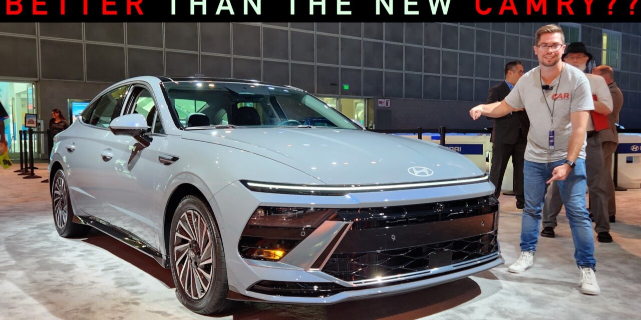 First Look! 2024 Hyundai Sonata: No Longer a Catfish!