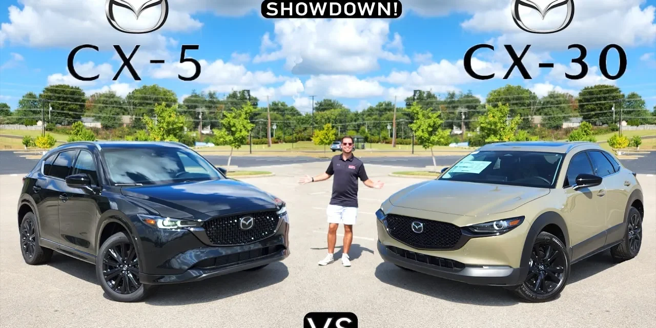 SIBLING RIVALS! — 2024 Mazda CX-5 vs. 2024 Mazda CX-30