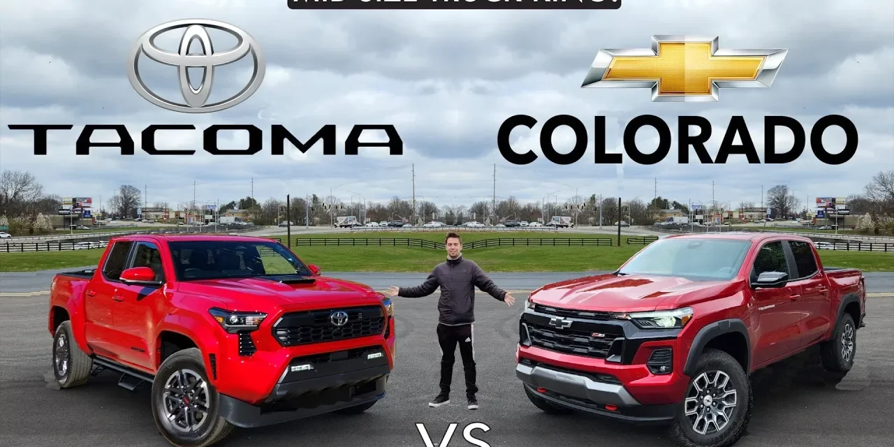 Big Battle for Midsize Trucks! 2024 Toyota Tacoma vs. Chevy Colorado