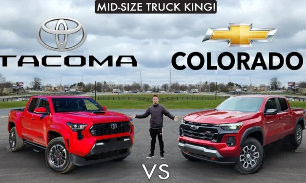 Big Battle for Midsize Trucks! 2024 Toyota Tacoma vs. Chevy Colorado