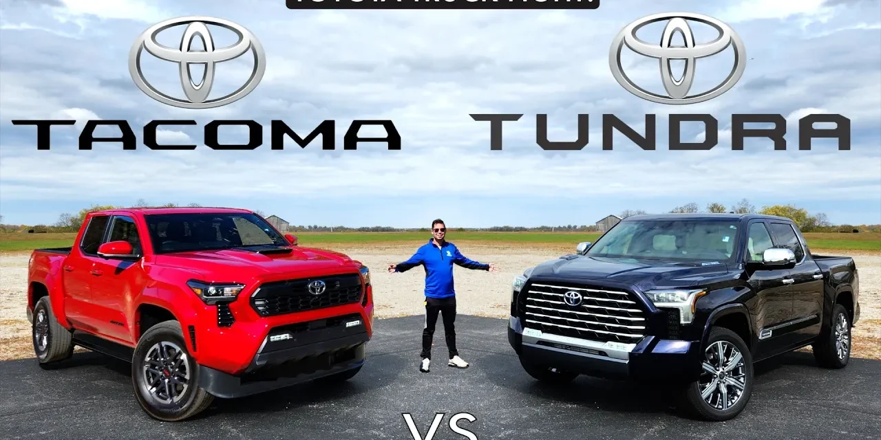 Does Bigger Mean Better? 2024 Toyota Tacoma vs. 2024 Tundra