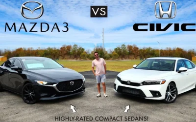 Affordable Doesn’t Have to be Boring! 2024 Honda Civic vs. 2024 Mazda 3
