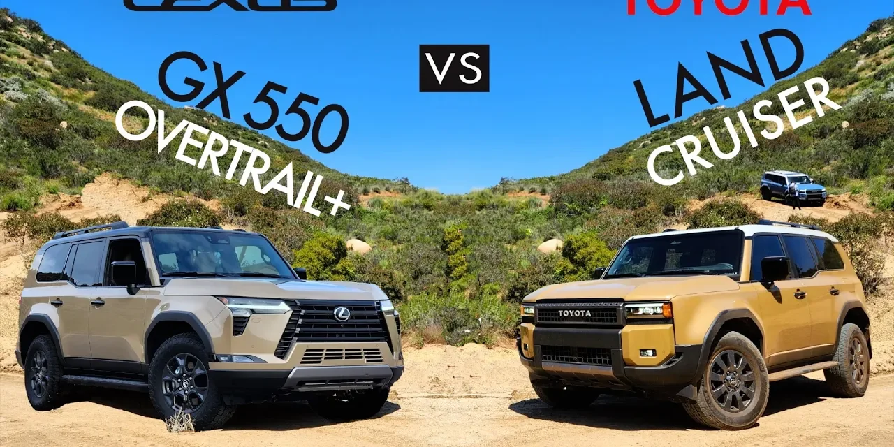 Big Name Battle! 2024 Lexus GX vs. 2024 Toyota Land Cruiser