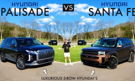 Surprising Similarities! 2024 Hyundai Santa Fe vs. 2024 Hyundai Palisade