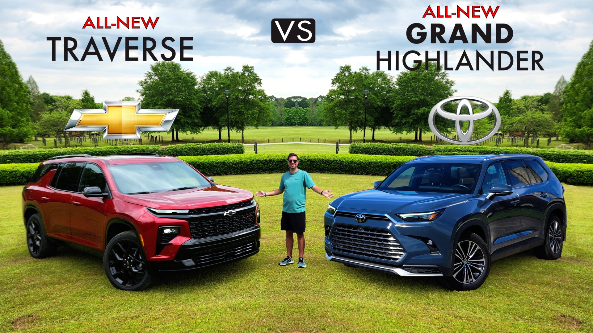 Fierce Big League Battle! 2024 Toyota Grand Highlander vs. 2024 Chevy Traverse