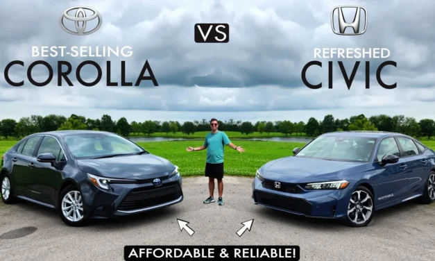 Small, Affordable, MPGs! 2025 Honda Civic vs. 2024 Toyota Corolla