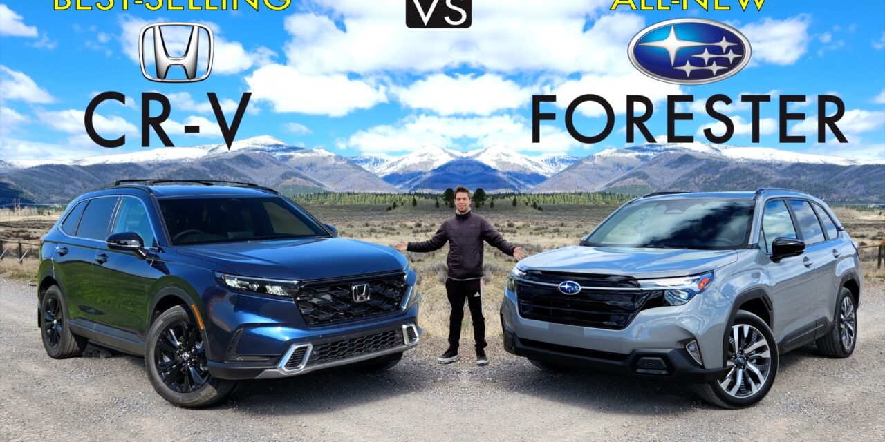 Rugged or Sporty Compact?? 2025 Subaru Forester vs. 2025 Honda CR-V