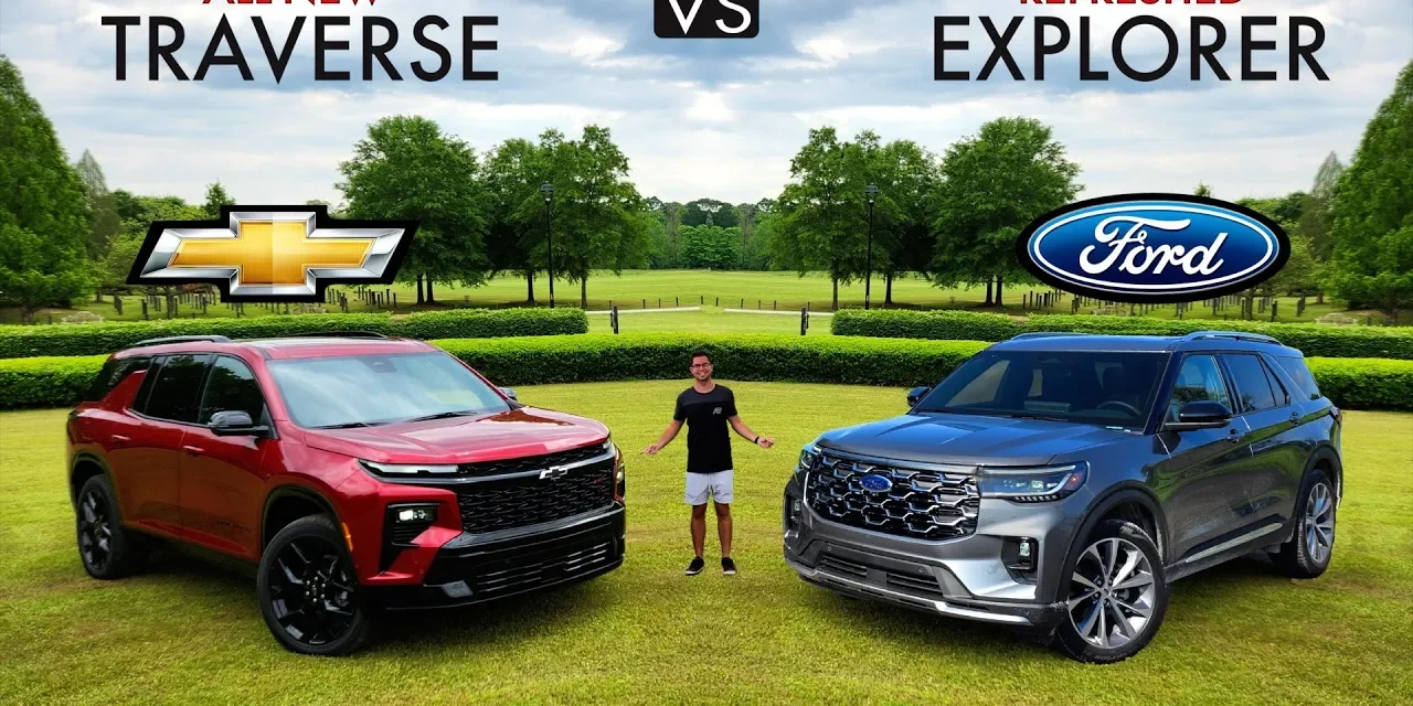 Best Americans Battle! 2025 Ford Explorer vs. 2024 Chevy Traverse