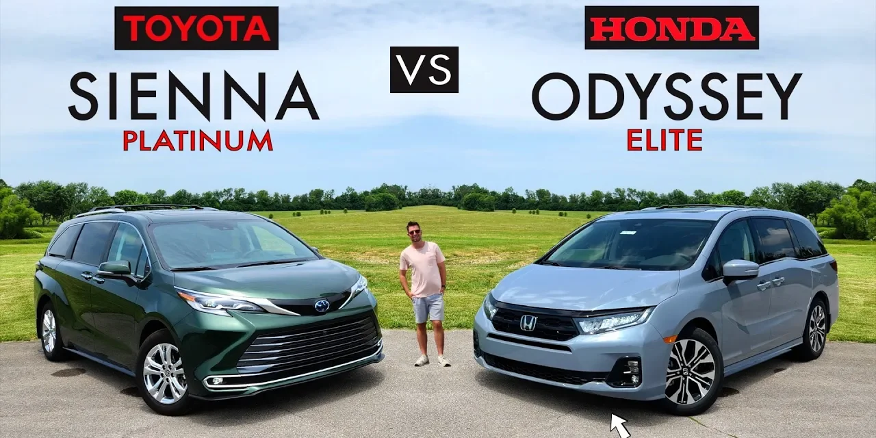 Major Minivans! 2025 Honda Odyssey vs. 2024 Toyota Sienna