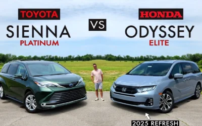 Major Minivans! 2025 Honda Odyssey vs. 2024 Toyota Sienna