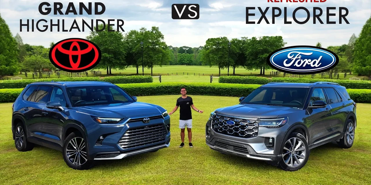 Three-Row Showdown! 2025 Ford Explorer vs. 2024 Toyota Grand Highlander