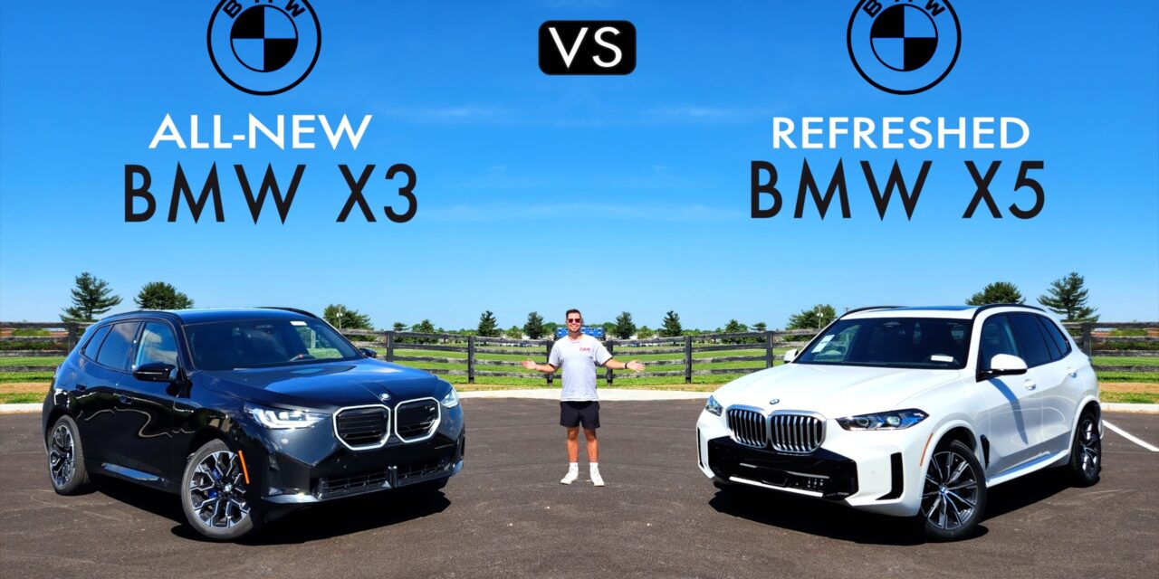 Big Time Sibling Showdown! 2025 BMW X3 vs. 2025 BMW X5