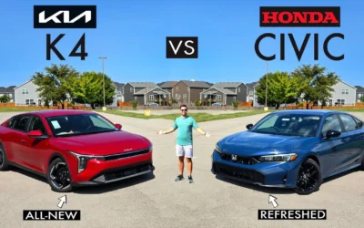 Competitive Compacts! 2025 Kia K4 vs. 2025 Honda Civic Sport