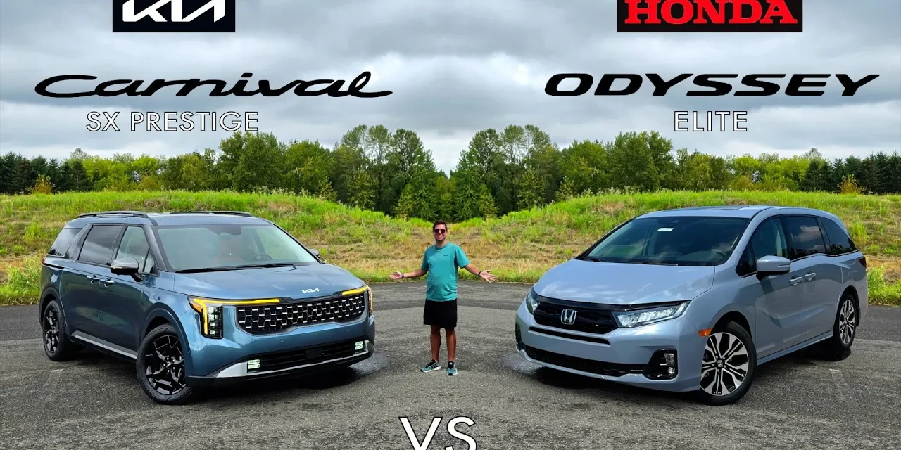 Big Minivan Battle! 2025 Kia Carnival vs. 2025 Honda Odyssey