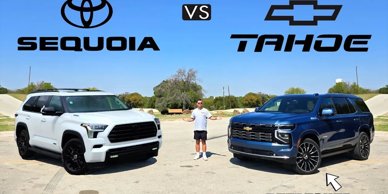 Both Big, but Who is Best?? 2025 Toyota Sequoia vs. 2025 Chevy Tahoe