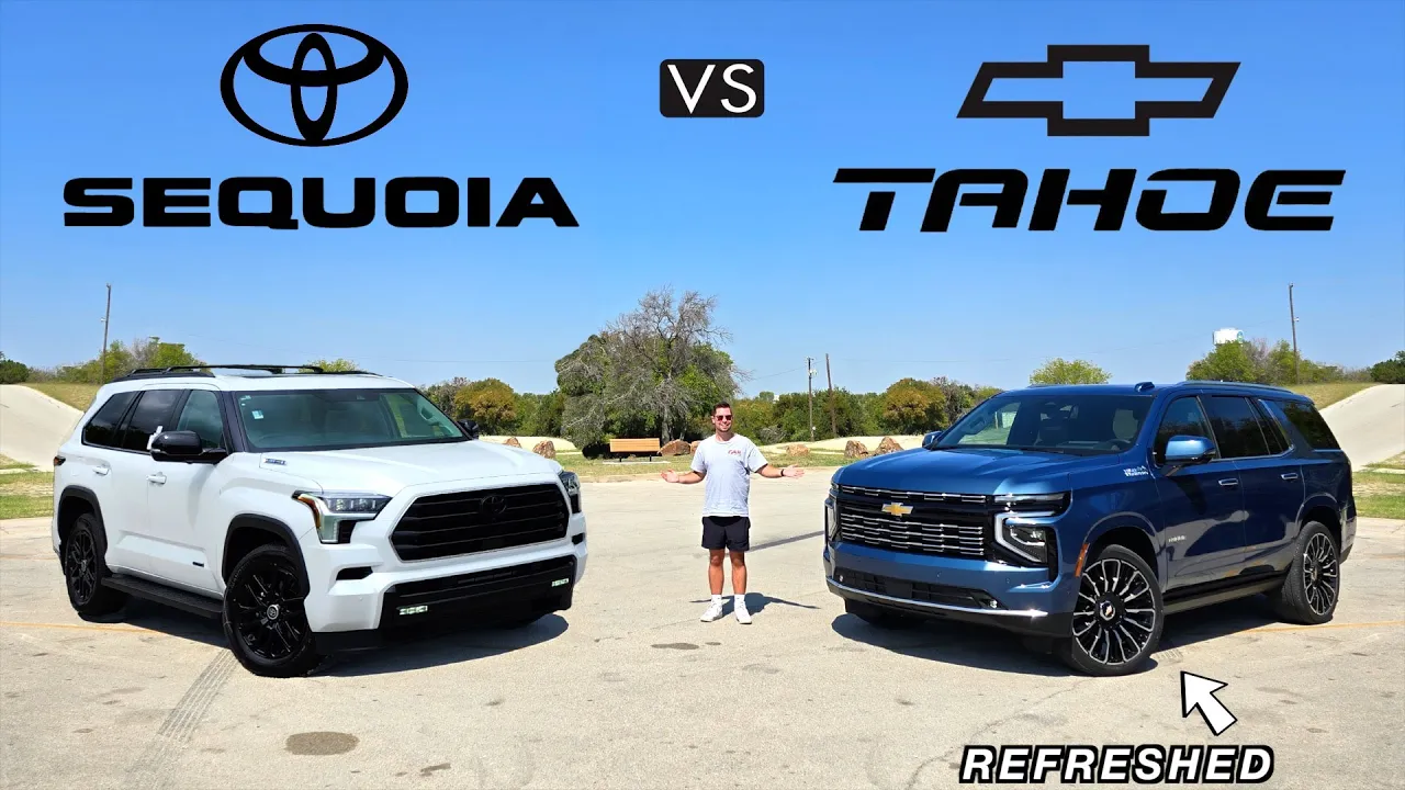 Both Big, but Who is Best?? 2025 Toyota Sequoia vs. 2025 Chevy Tahoe