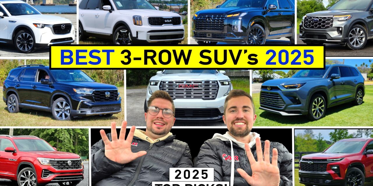 Best 10 Midsize Three-Row SUVs for 2025 Under $50,000 – Our Expert Picks