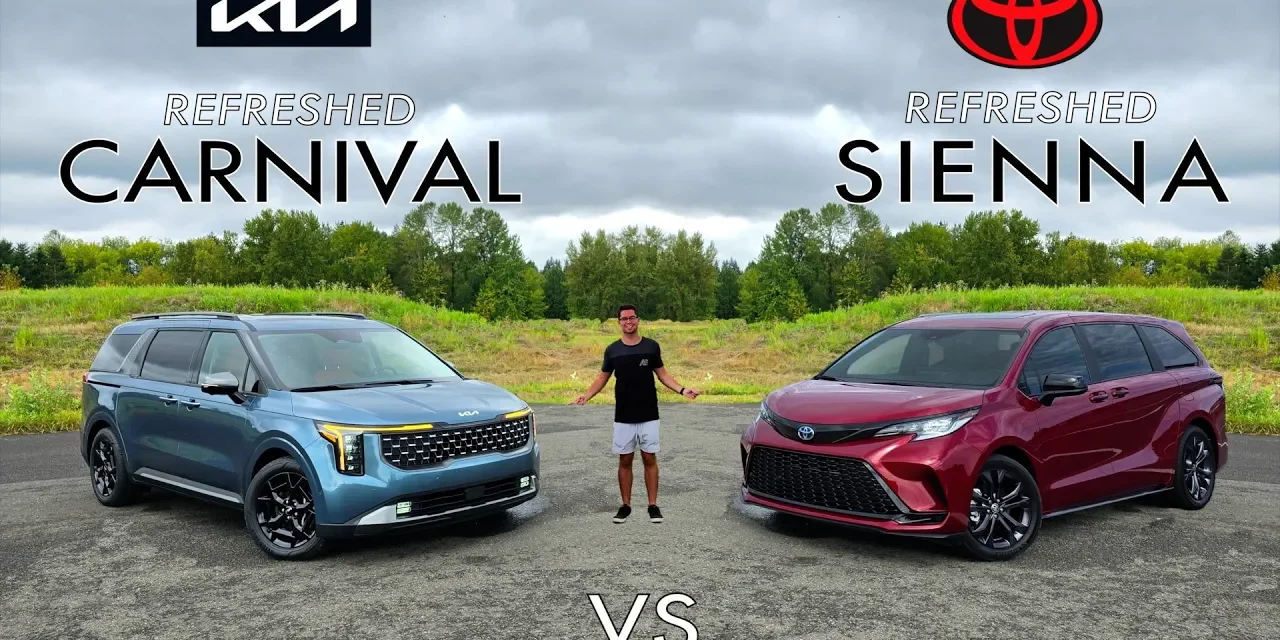 Challenging the Best! 2025 Kia Carnival vs. 2025 Toyota Sienna