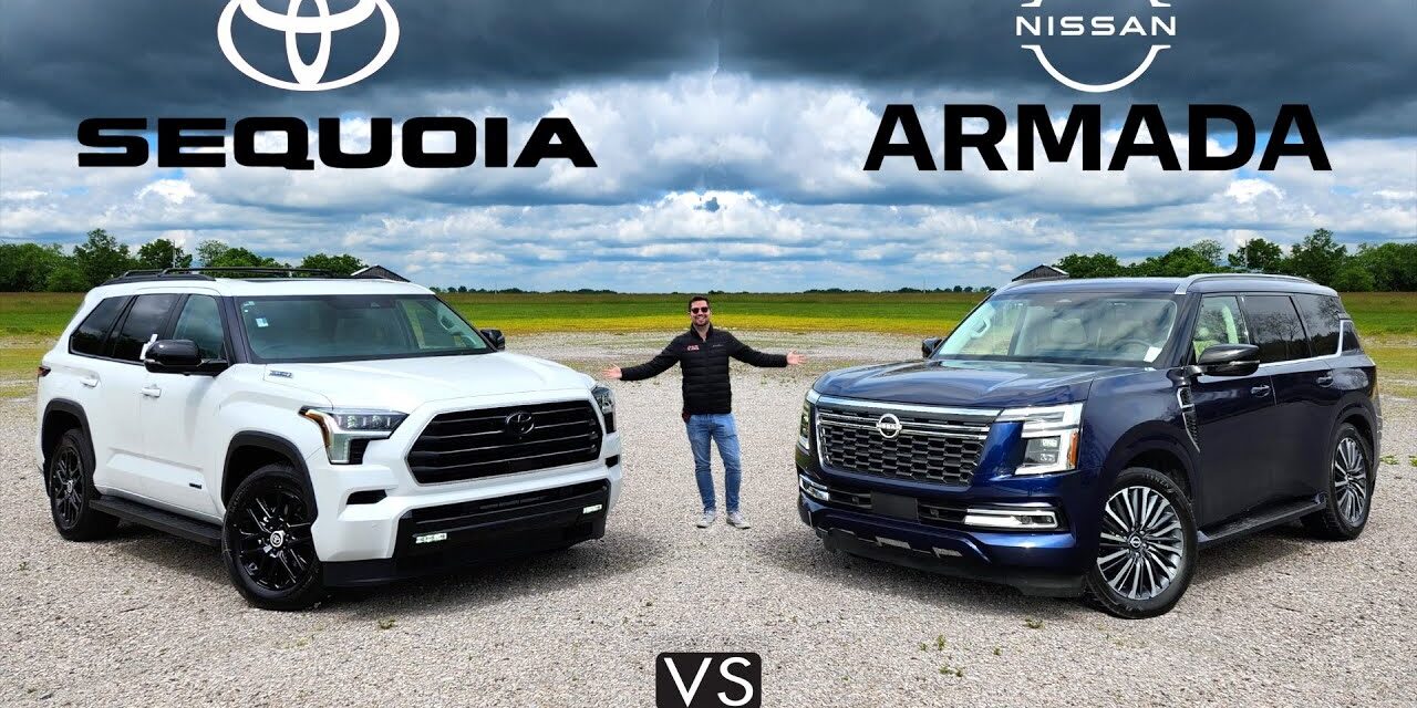 Japanese Heavyweights! 2025 Toyota Sequoia vs. 2025 Nissan Armada