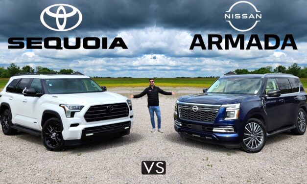 Japanese Heavyweights! 2025 Toyota Sequoia vs. 2025 Nissan Armada