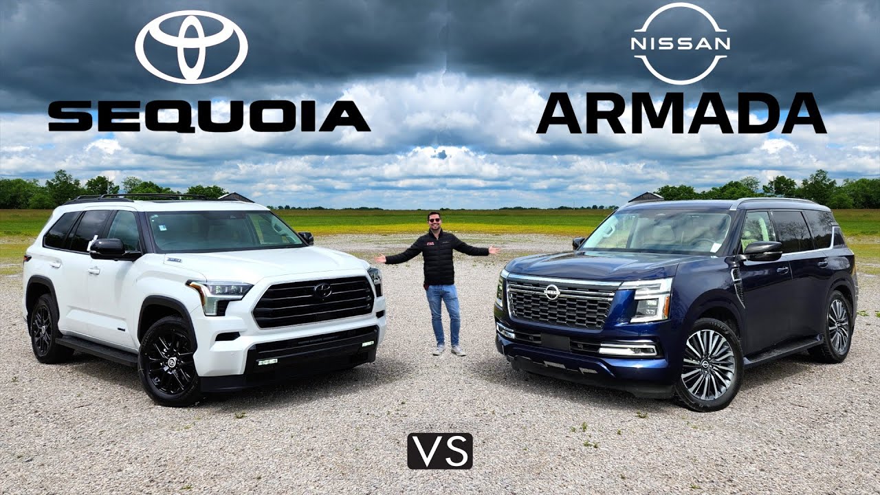 Japanese Heavyweights! 2025 Toyota Sequoia vs. 2025 Nissan Armada