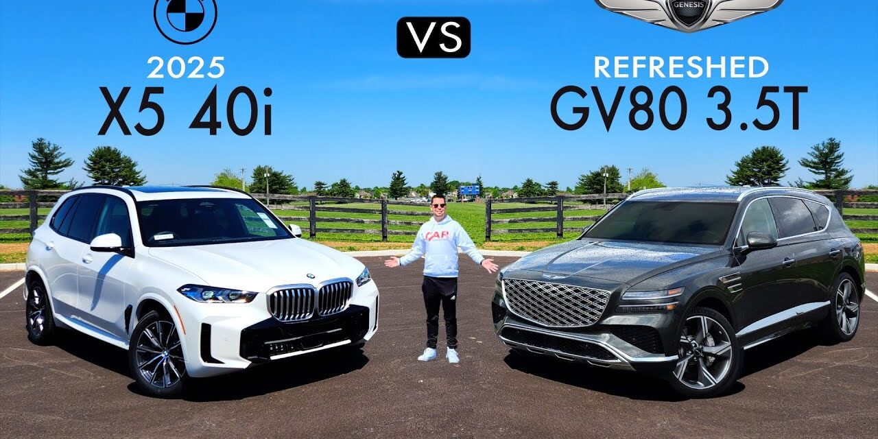 Icon or Newcomer? 2025 BMW X5 vs. 2025 Genesis GV80