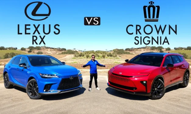 Money Talks! 2025 Toyota Crown Signia vs. 2025 Lexus RX 350h