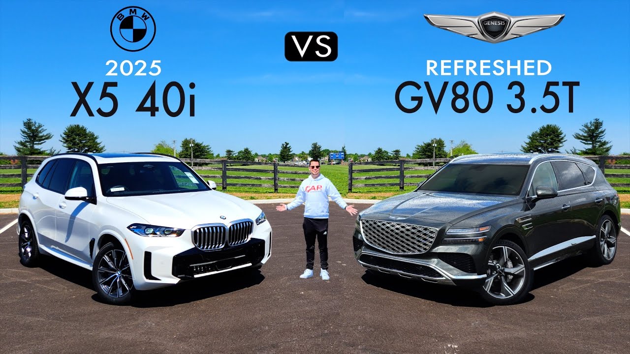 Icon or Newcomer? 2025 BMW X5 vs. 2025 Genesis GV80