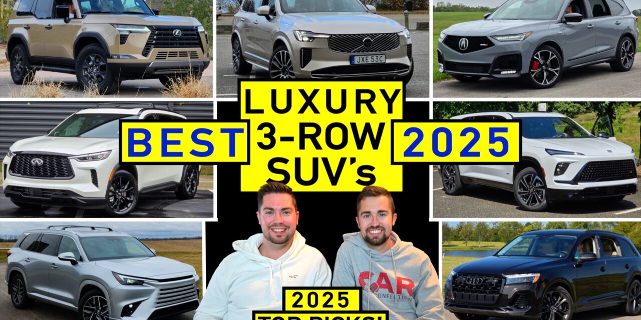 Best Luxury Midsize Three-Row SUVs for 2025 – Our Expert Picks