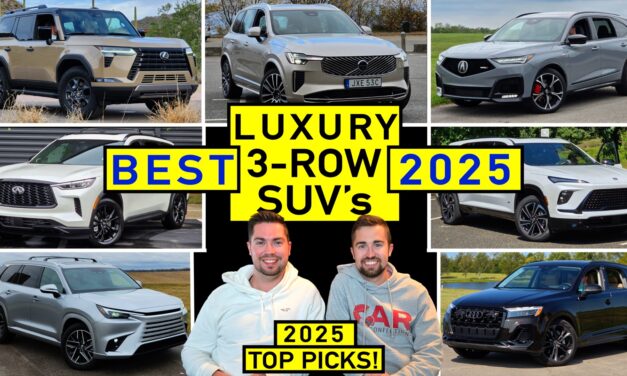 Best Luxury Midsize Three-Row SUVs for 2025 – Our Expert Picks