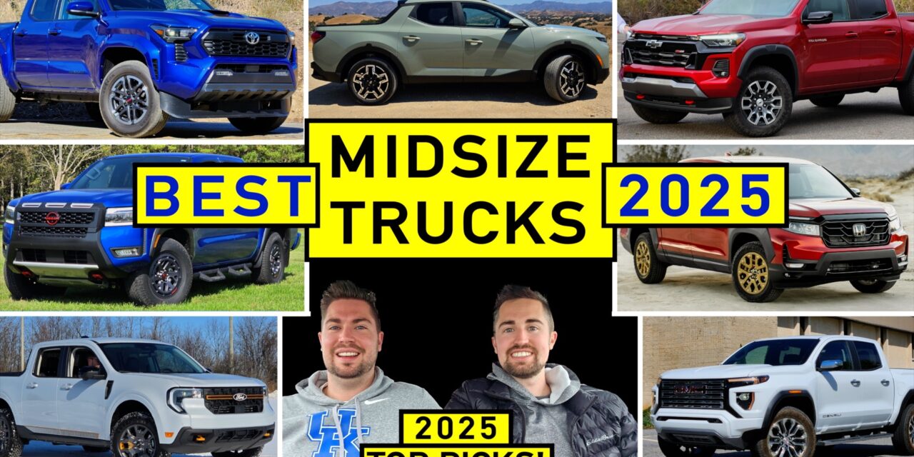 Best Midsize Trucks for 2025 – Our Expert Picks