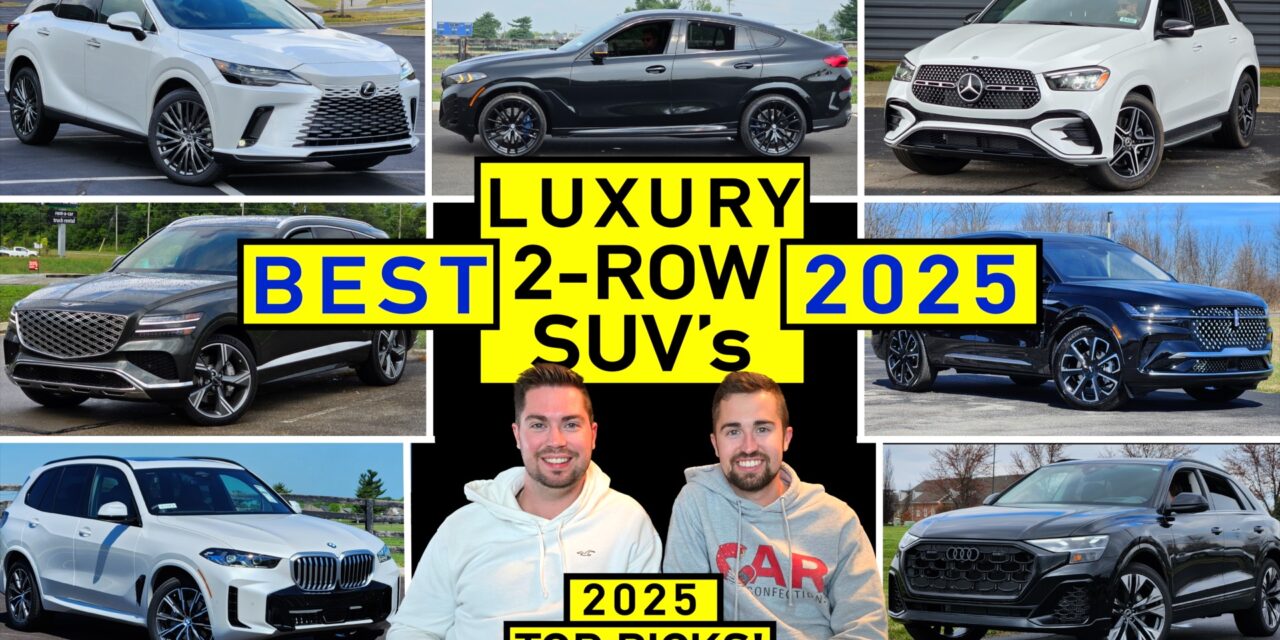 Best Luxury Midsize Two-Row SUVs for 2025 – Our Expert Picks 