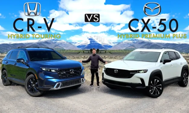 Hybrid Excitement! 2025 Mazda CX-50 vs. 2025 Honda CR-V