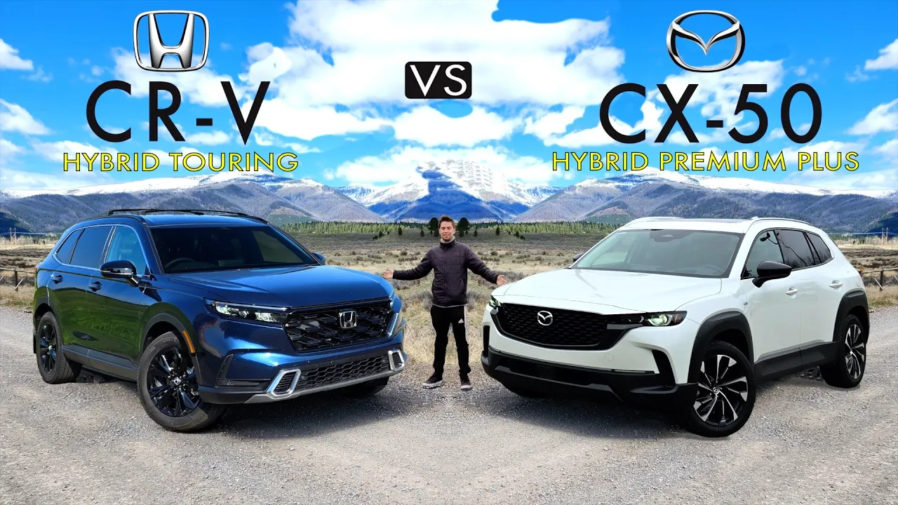 Hybrid Excitement! 2025 Mazda CX-50 vs. 2025 Honda CR-V