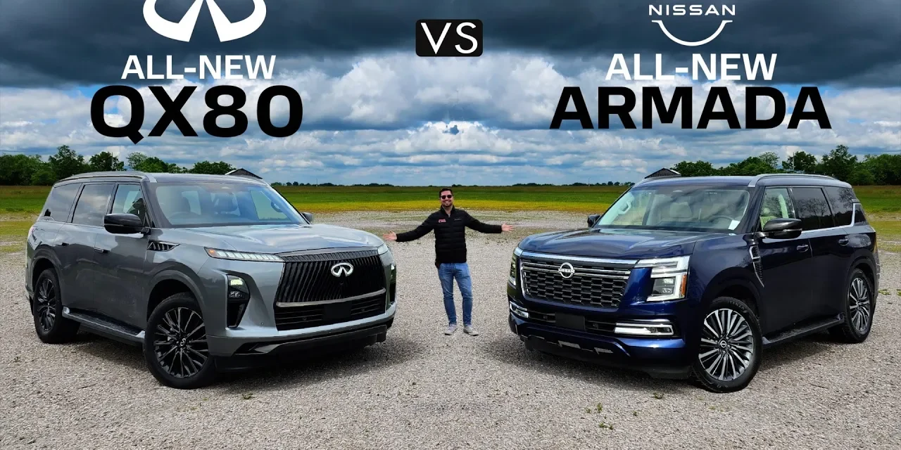 Best Sibling? 2025 Infiniti QX80 vs. 2025 Nissan Armada