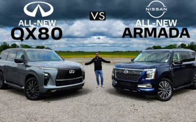 Best Sibling? 2025 Infiniti QX80 vs. 2025 Nissan Armada