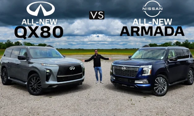 Best Sibling? 2025 Infiniti QX80 vs. 2025 Nissan Armada