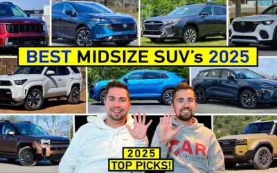 Best 10 Midsize Two-Row SUVs for 2025 – Our Expert Picks