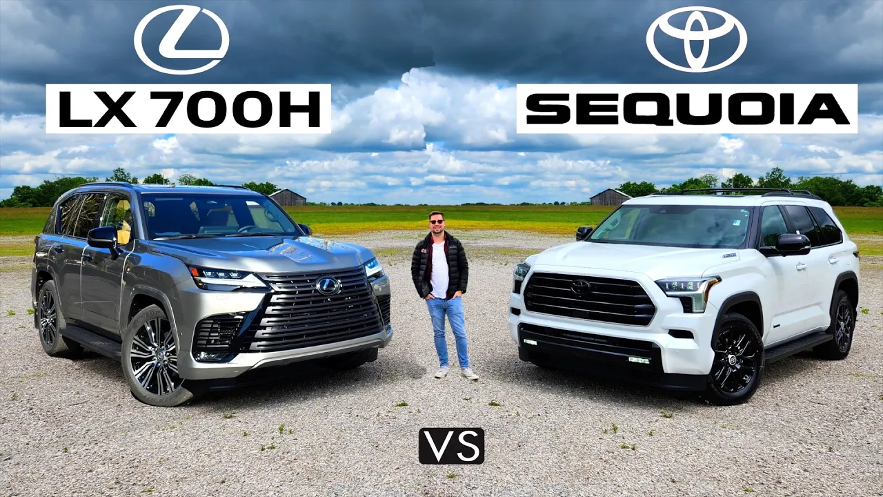 Flagship Showdown! 2025 Toyota Sequoia vs. 2025 Lexus LX 700h