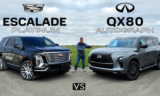 New Segment Leader? 2025 Infiniti QX80 vs. 2025 Cadillac Escalade